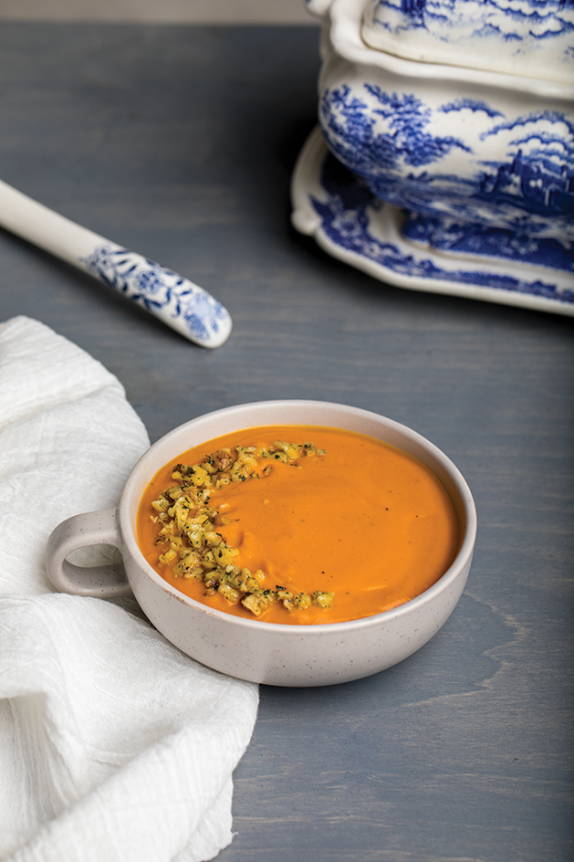Roasted Carrot and Ginger Soup