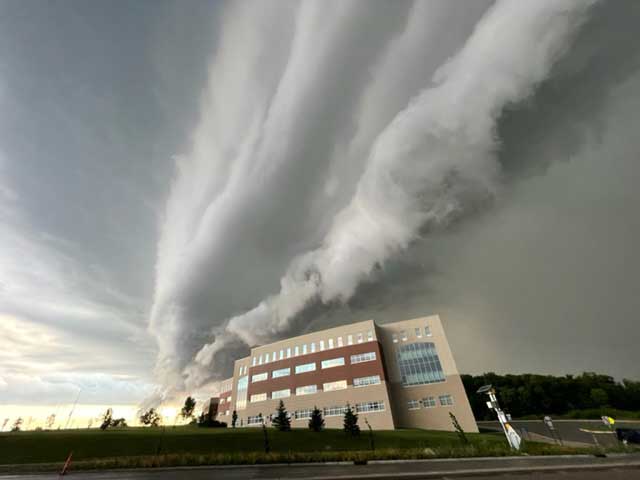 Storm Clouds over WHS by Madhu Goduguchinta