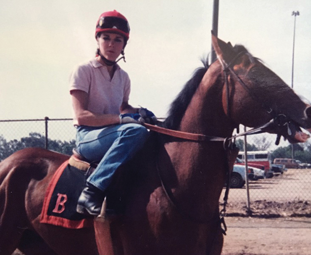 Jude Cady Riding a Horse