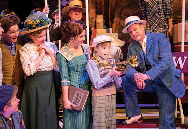 Hugo Mullaney onstage as Winthrop Paroo in "The Music Man" at Chanhassen Dinner Theatres.