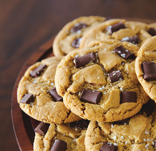 Vegan chocolate chip cookies by Hope's Vegan Kitchen.