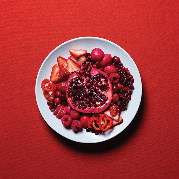 Plate of Red Foods
