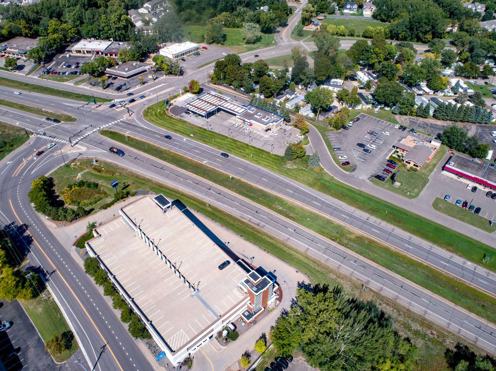 Station 73 Highway 55 Aerial View