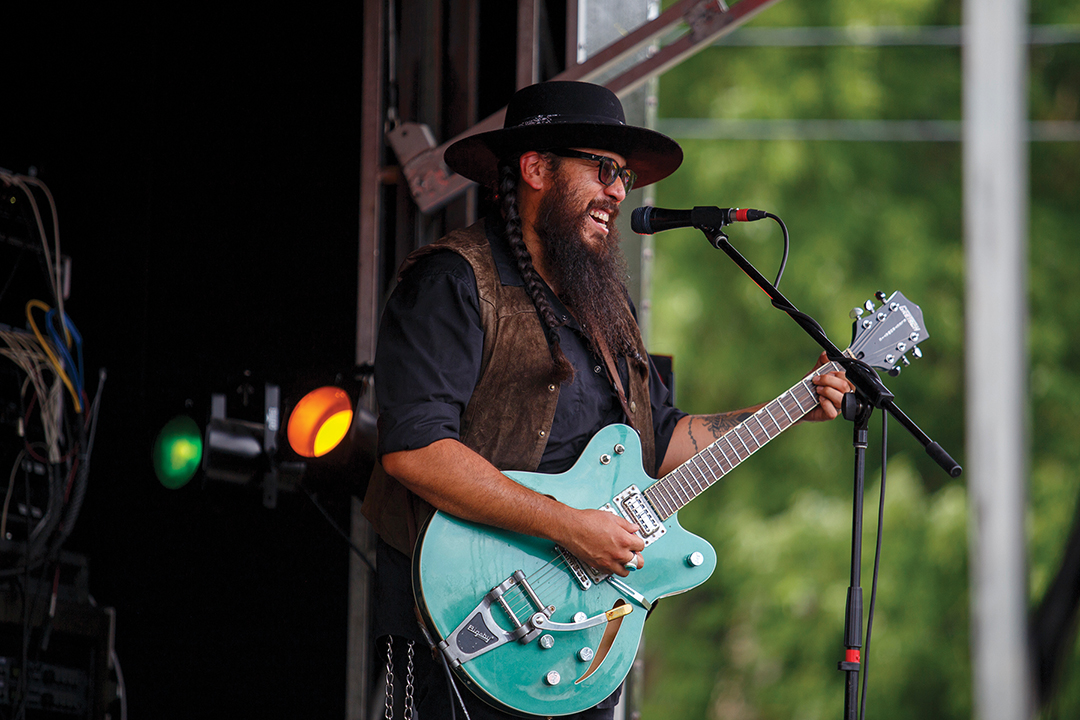 Corey Medina and Brothers perform at the 2023 Brews, Eats & Beats concert.