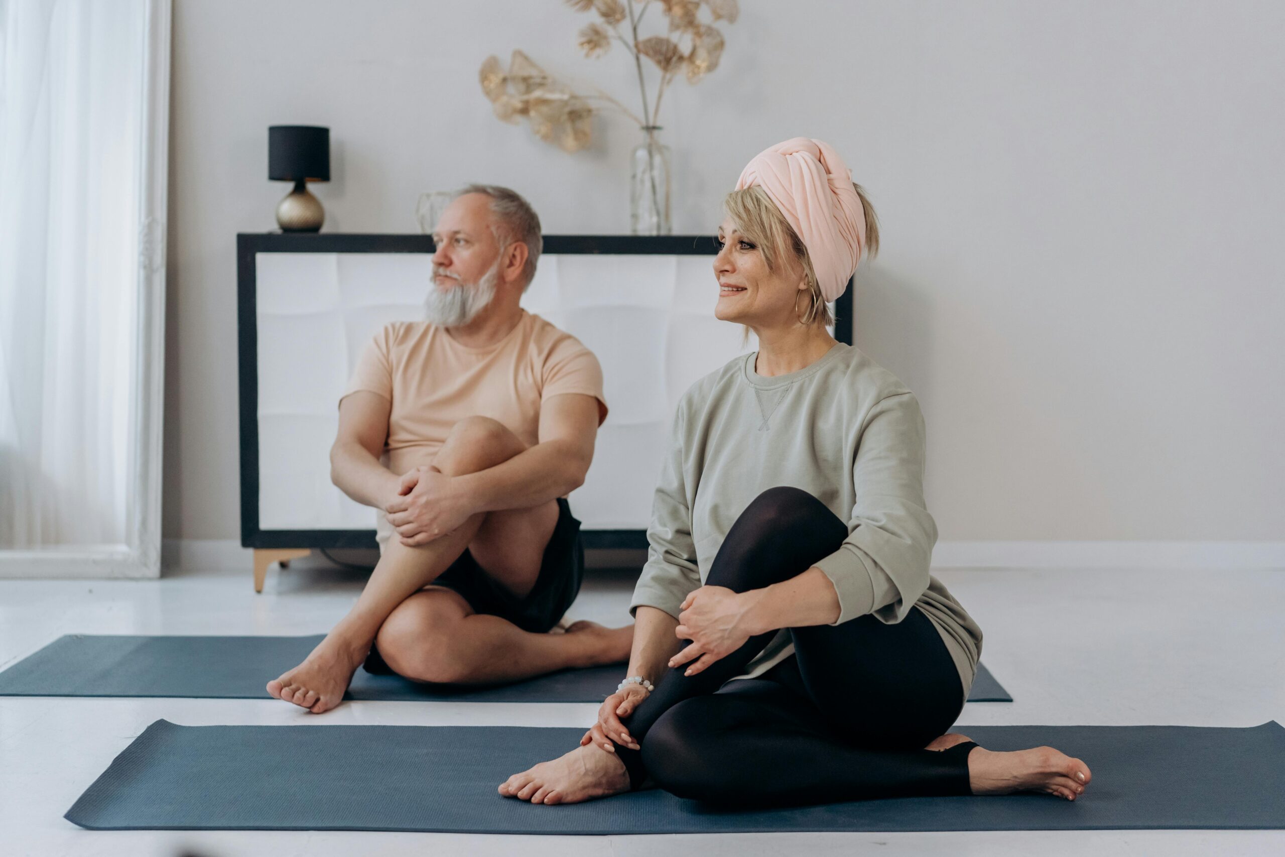 Older Adults doing Pilates