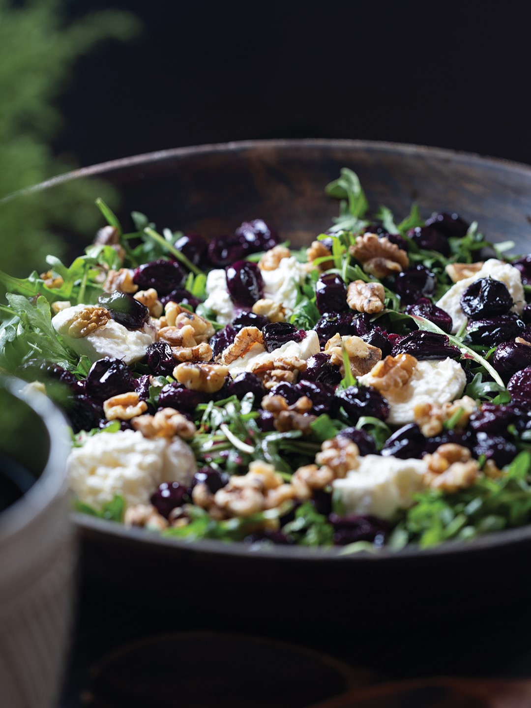 Roasted Grape and Burrata Salad