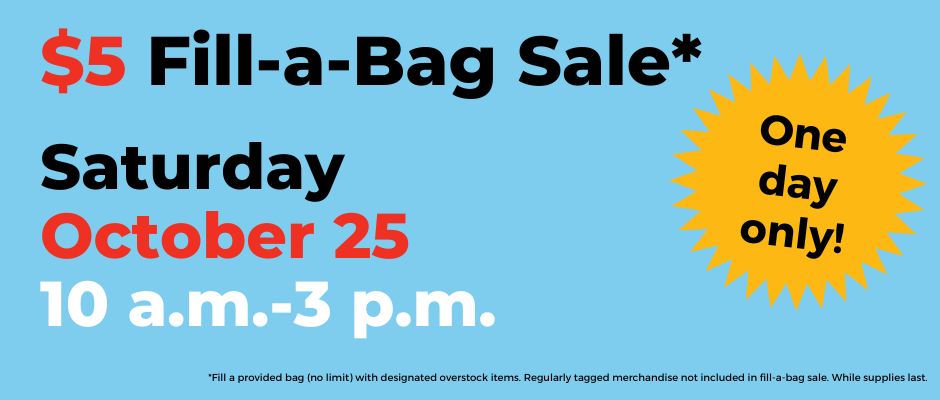 $5 Fill-a-Bag Sale at Resale Select