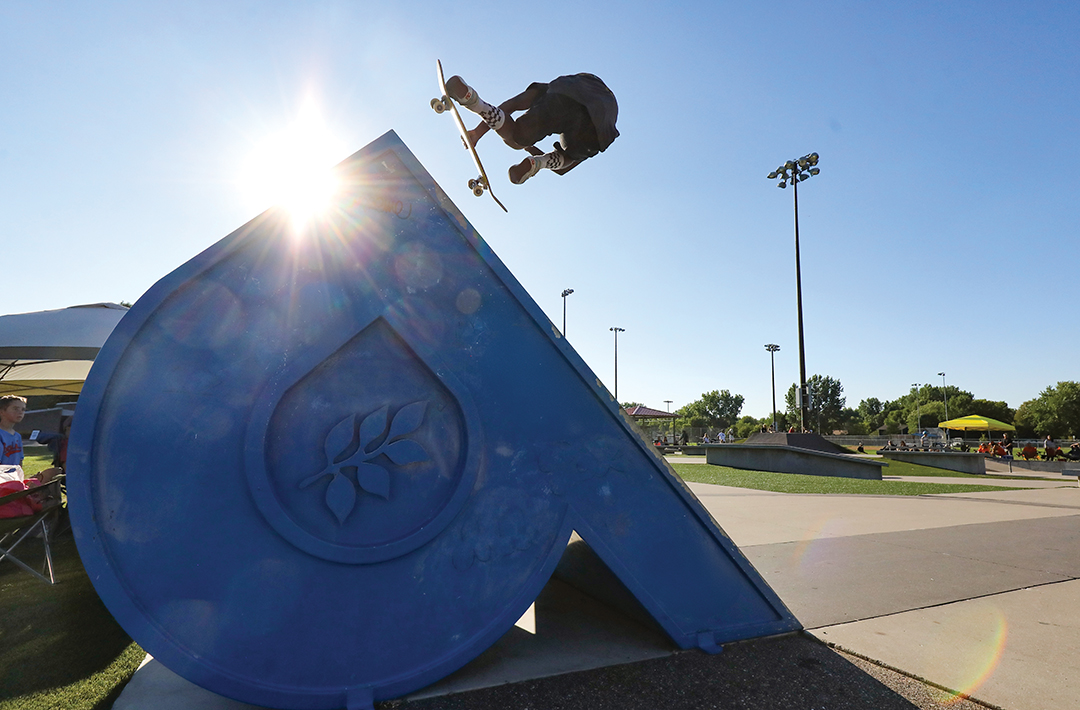 Summer Series skaters have three minutes to show off their best tricks.