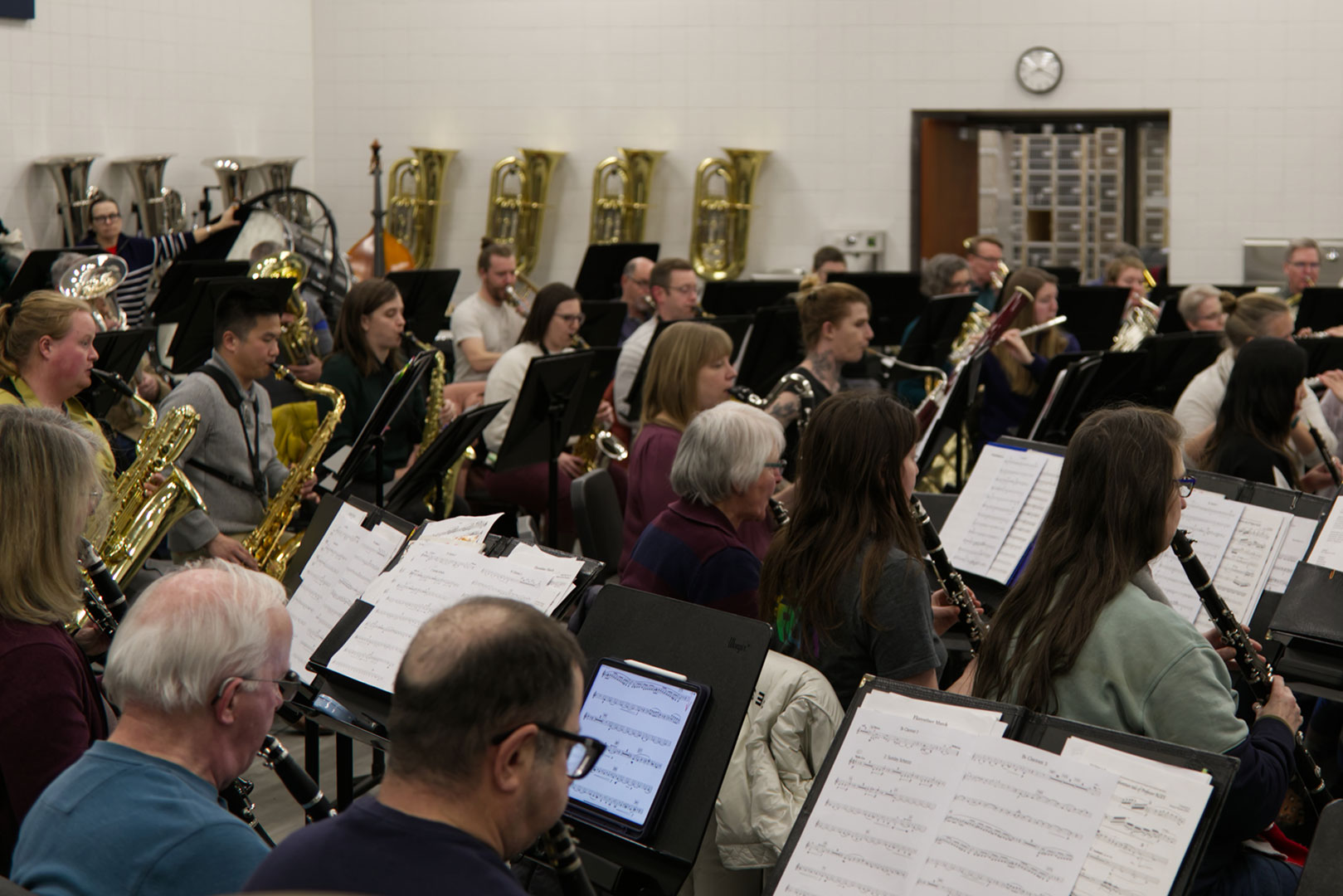 Plymouth Concert Band Rehearsal