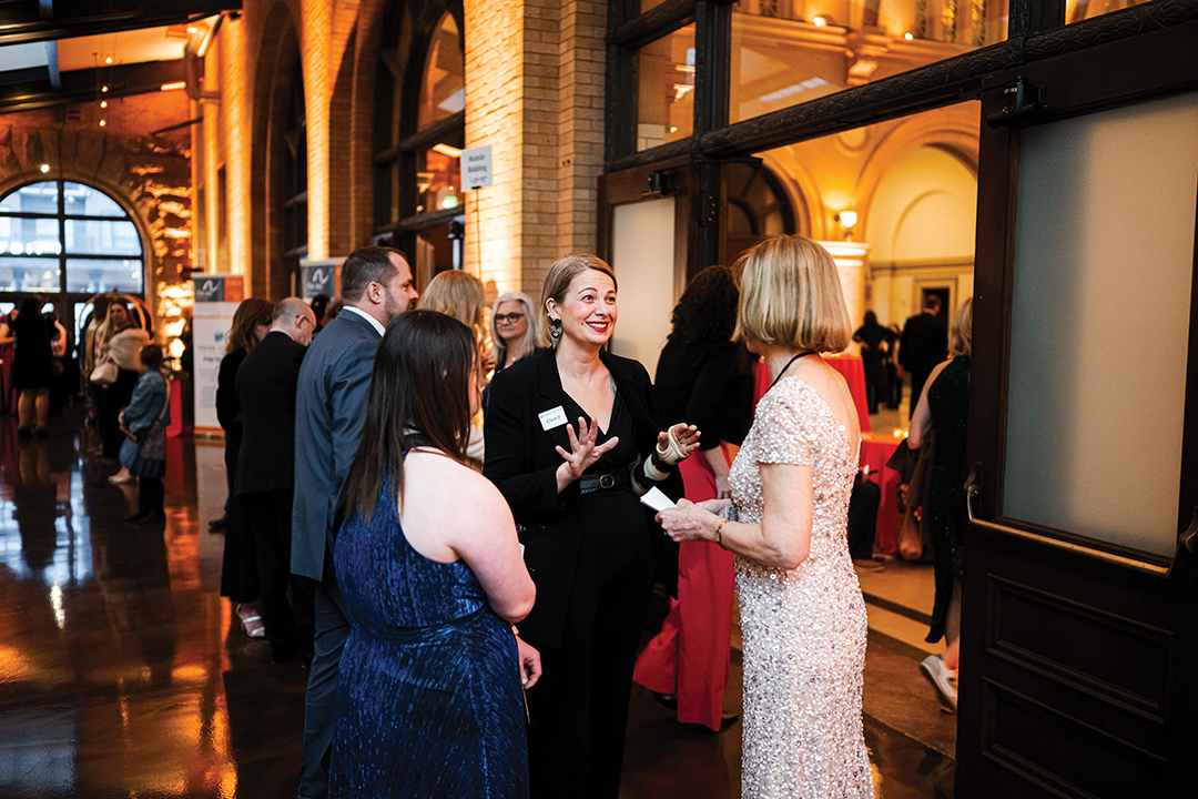 Guests Talking at the 2025 Arc Gala