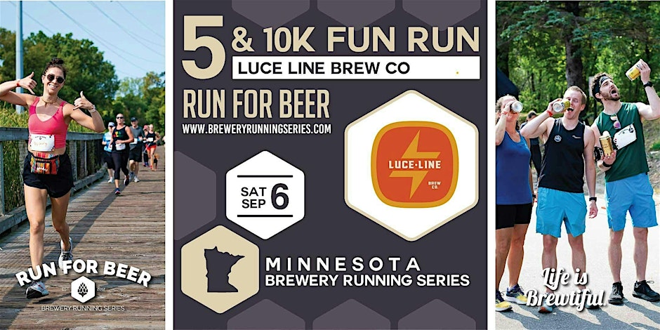 5K and 10K Beer Run Luce Line Brewing Co.