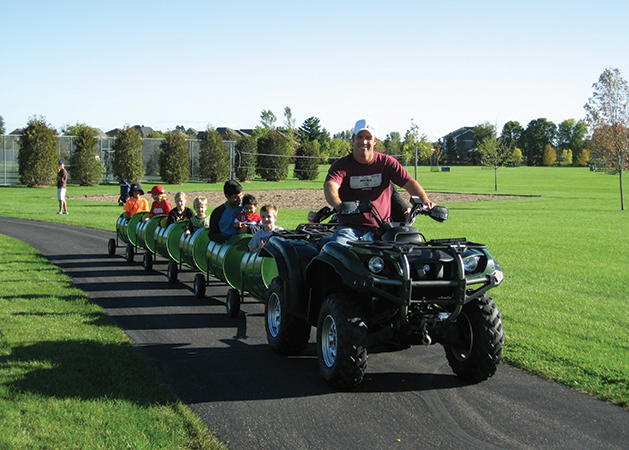 Tractor ride at Medina Celebration Day