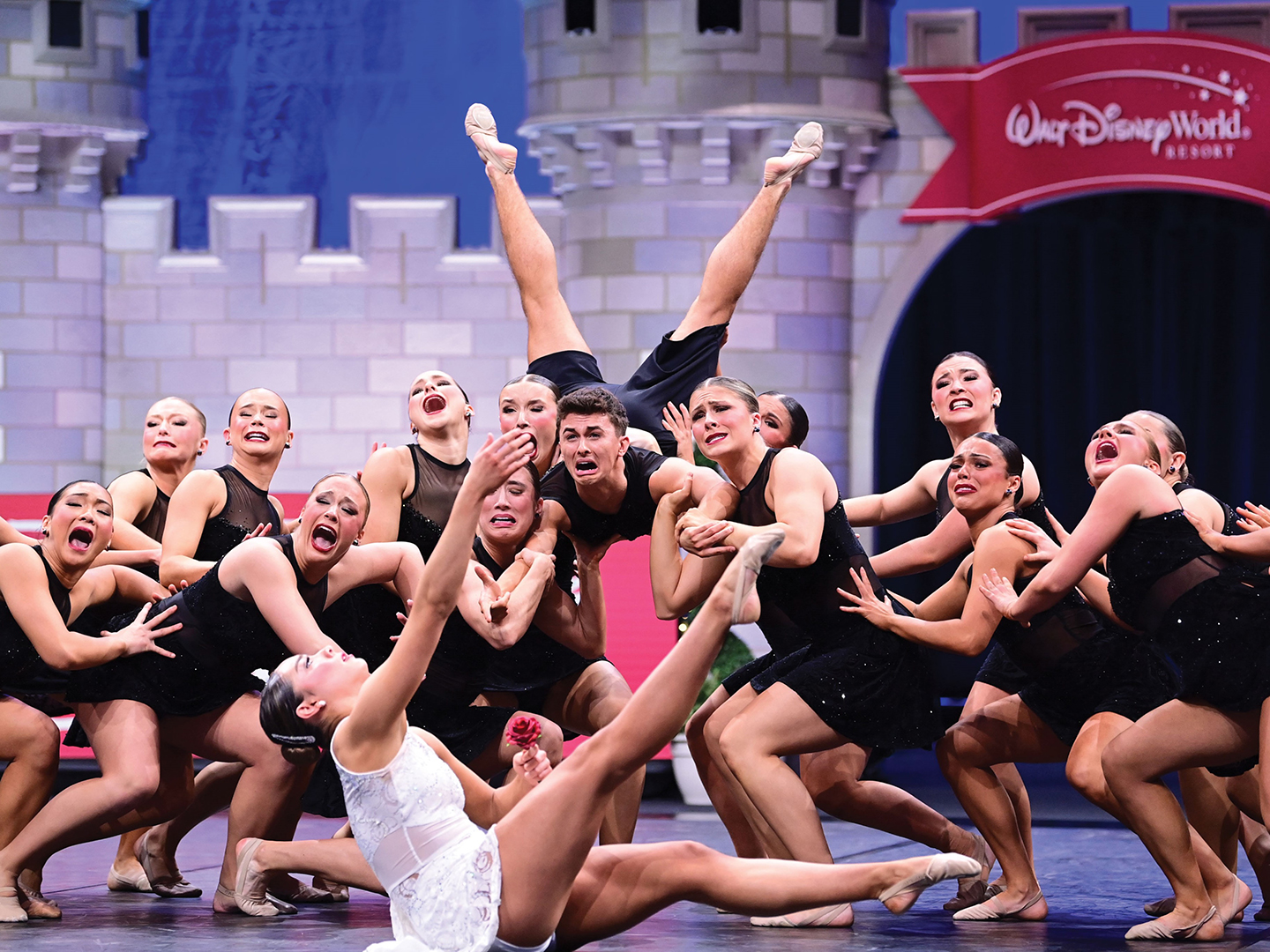 University of Minnesota dance team competing in jazz at Nationals in 2025.