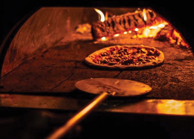 Pizza at Vesuivo’s