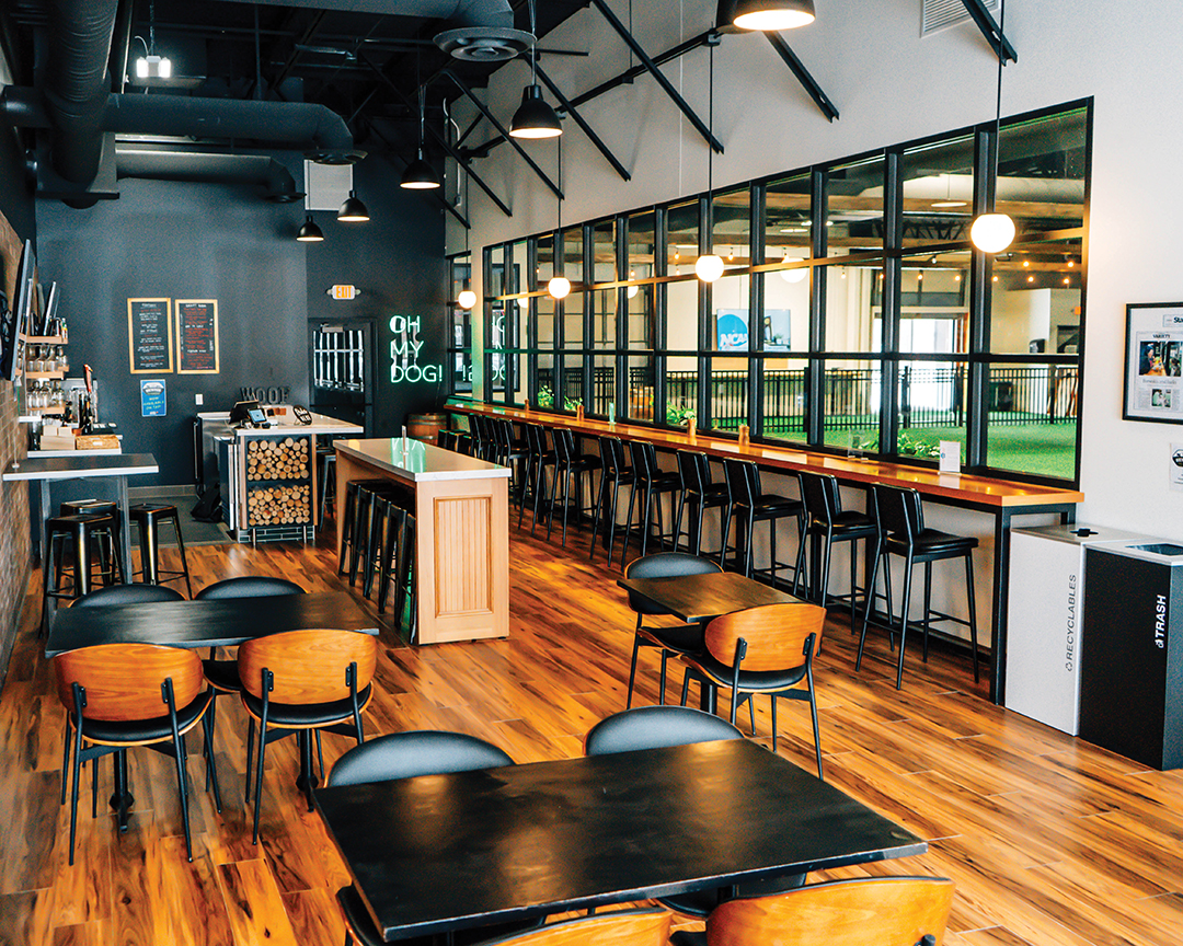 Your four-legged friend gets a chance to socialize with other pups during Doggy Date Night.