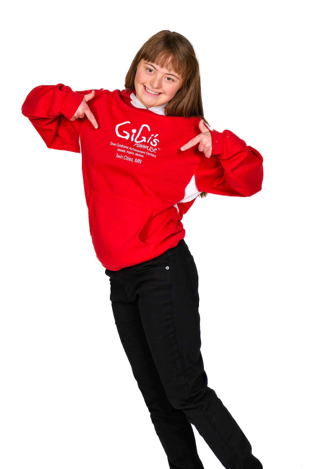 In her free time, Elizabeth Neuville is also an ambassador and participant at GiGi's Playhouse, a nonprofit community center in St. Louis Park.