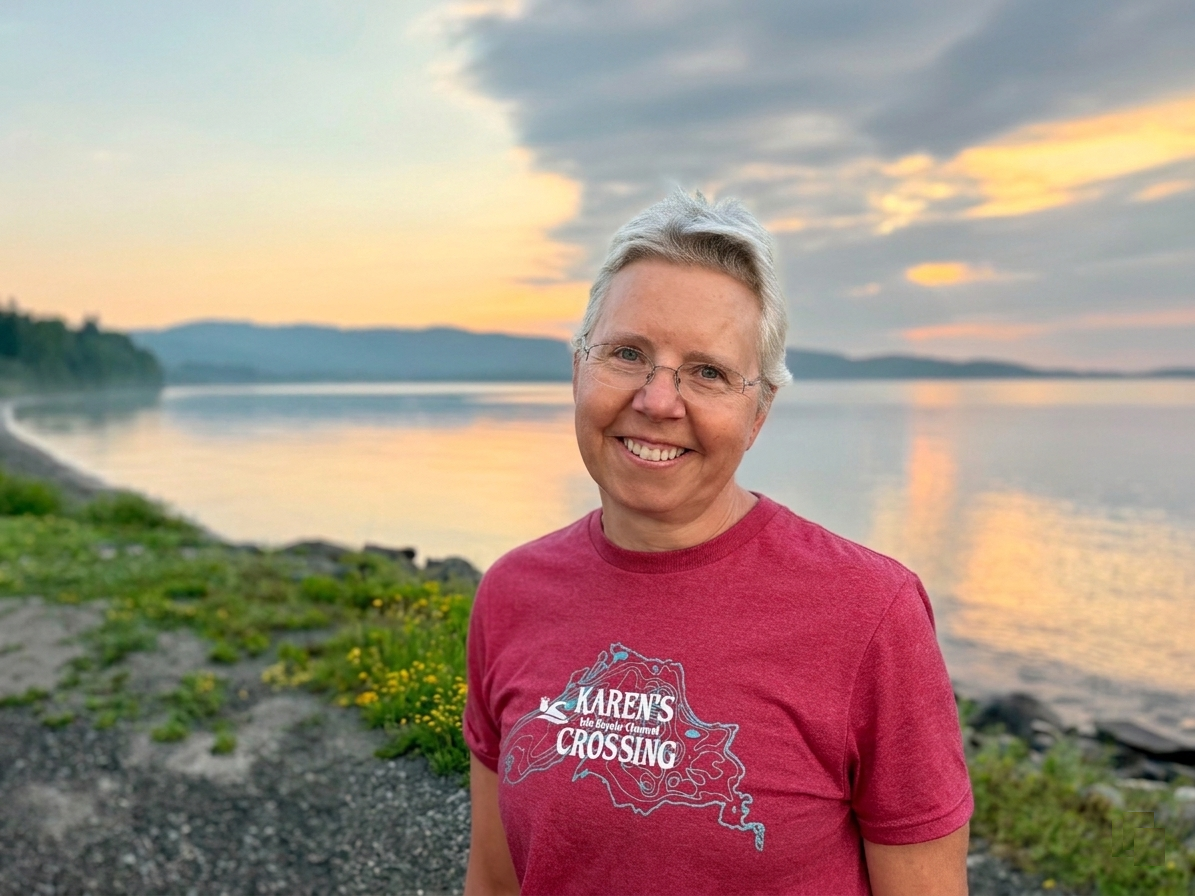 Karen Zemlin at Grand Portage