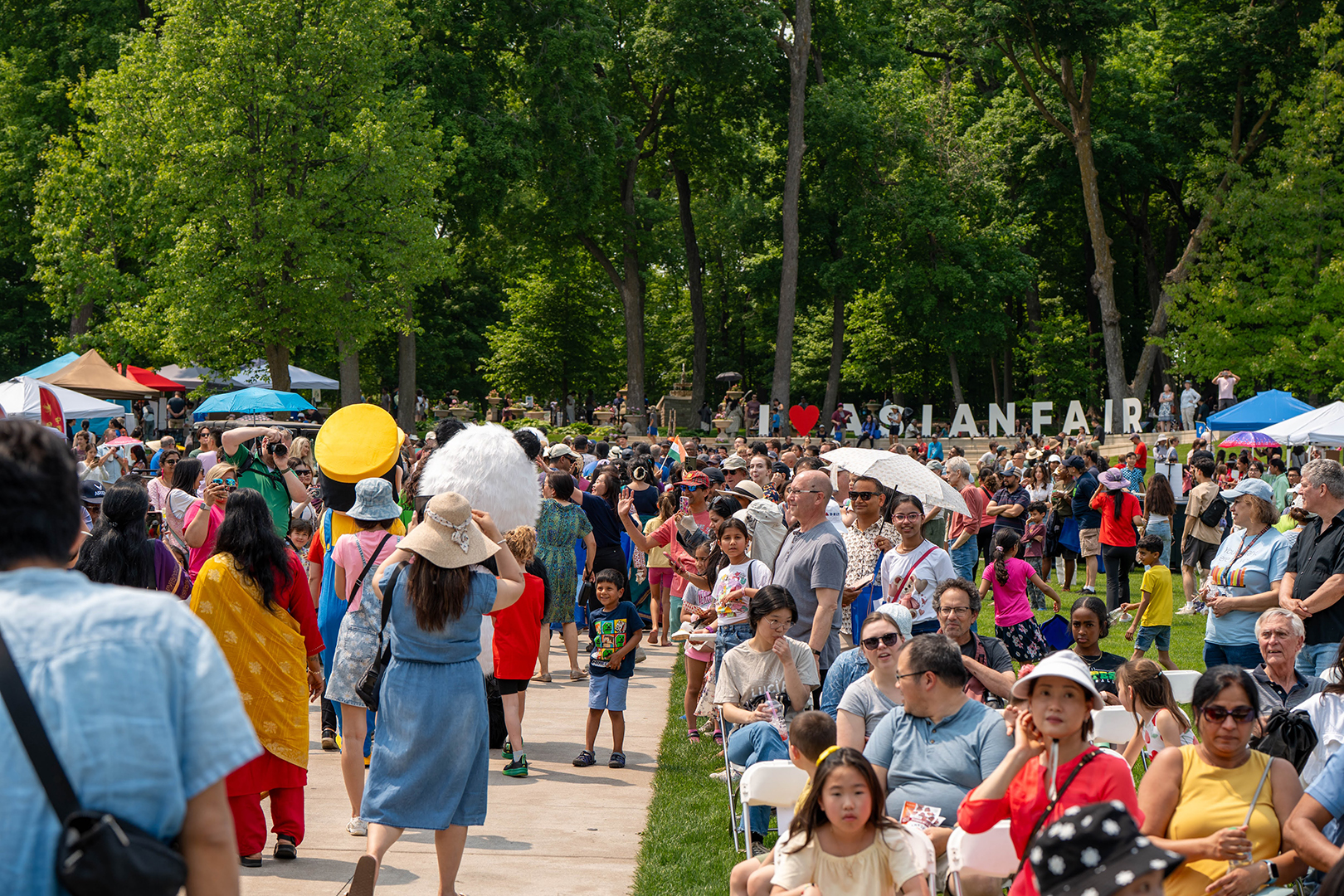 Crowd at the 2025 Twin Cities Asian Fair