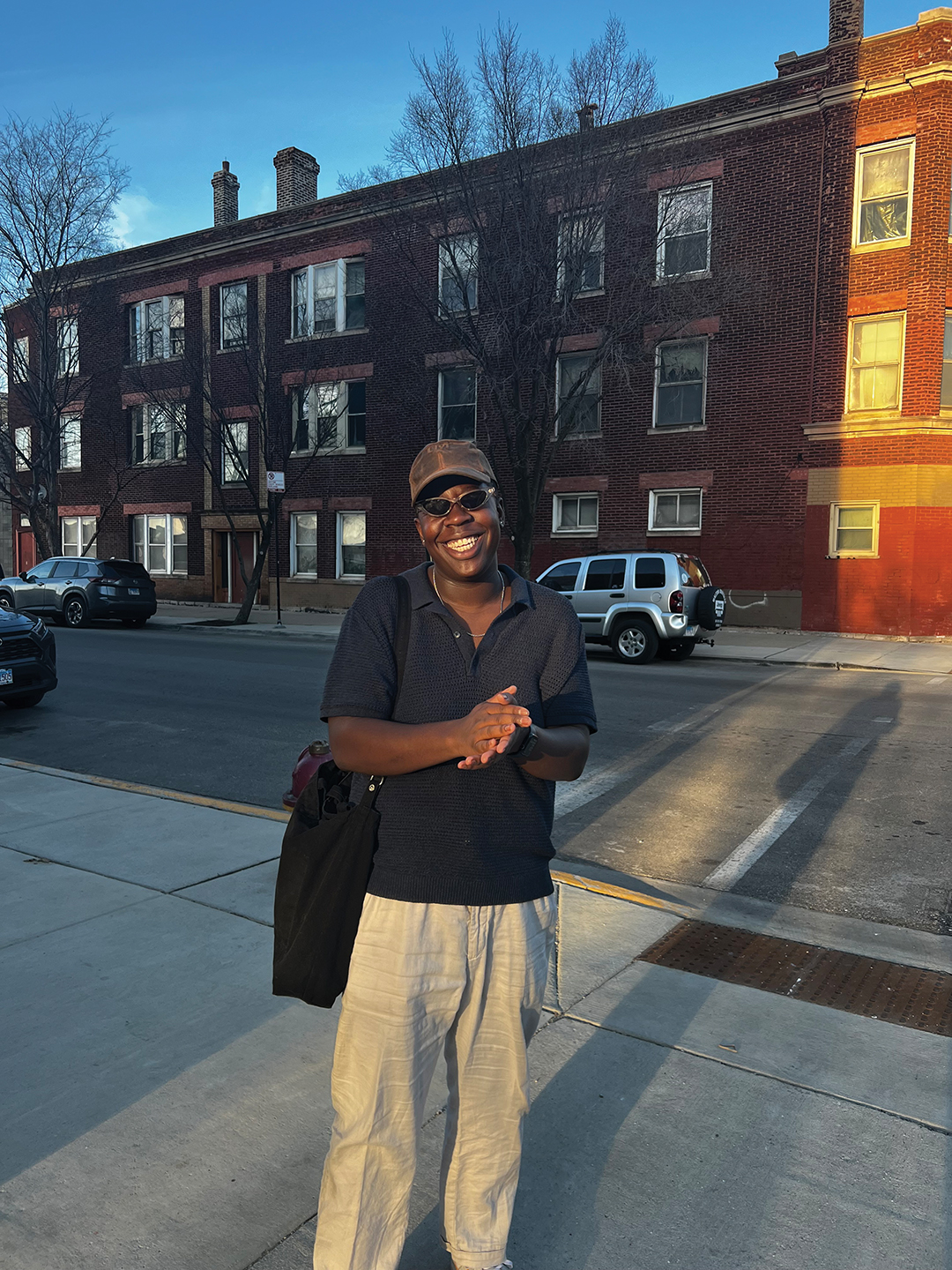 Onserio today, exploring new neighborhoods with friends.