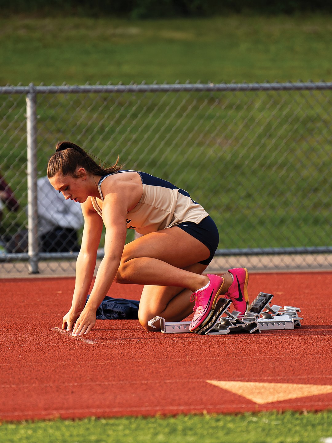 Alongside her success on the court, Maddyn Greenway excels on both the soccer field and the race track.
