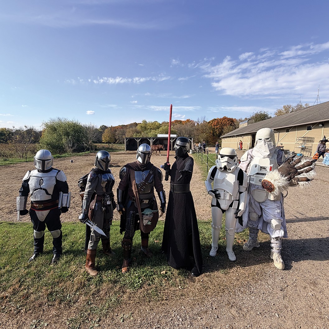We Can Ride Trick or Trot attendees dressed as Star Wars characters